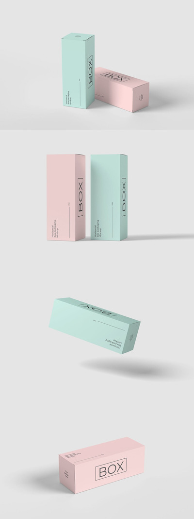包装盒子设计样机(PSD)