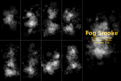烟雾特效形状样式素材[PNG]