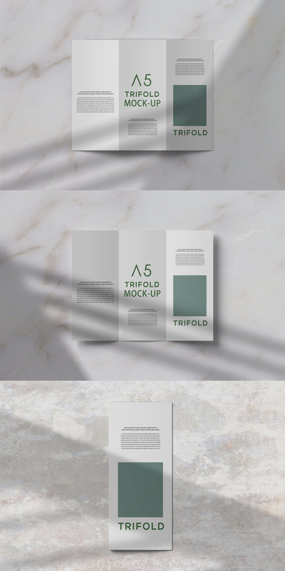 三折小册子模型样机（PSD）