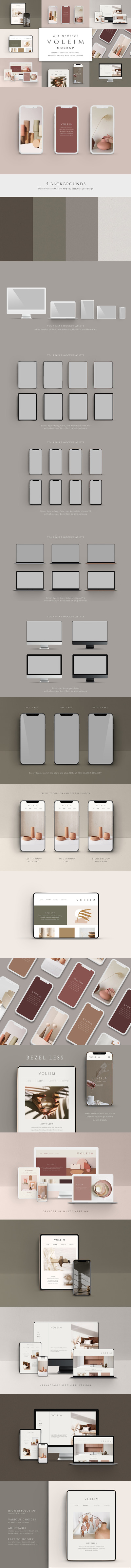 苹果主流设备样机场景生成器[2.95.GB,psd]