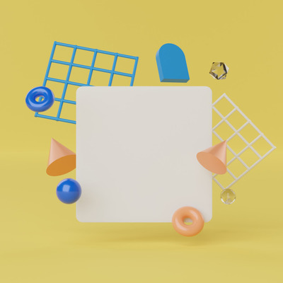 白色空白横幅电商场景素材[JPG]