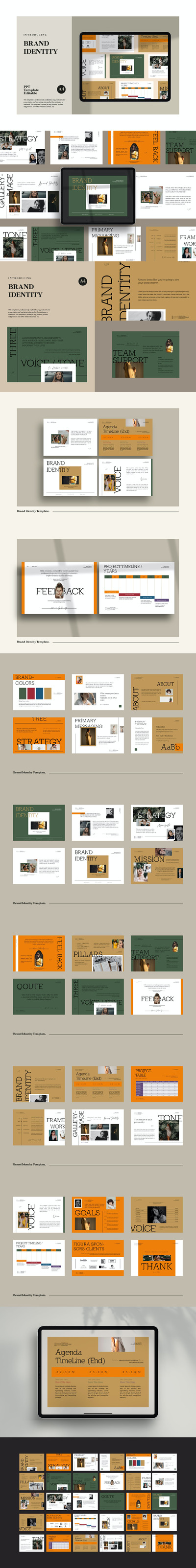 品牌标识PPT模板（PPTX）