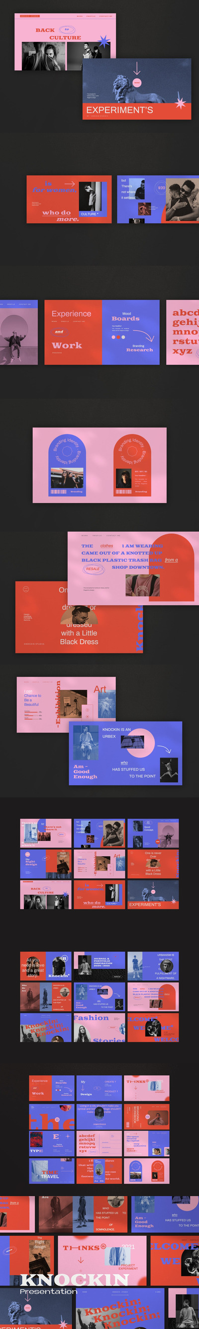 城市街头风尚PPT模板（PPTX）