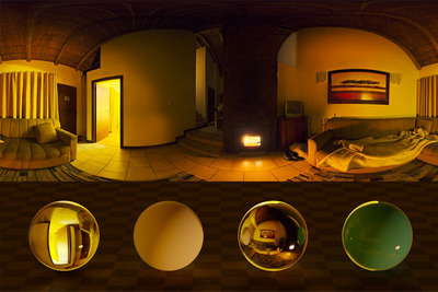 壁炉场景的温馨感HDRI贴图材质（HDR）