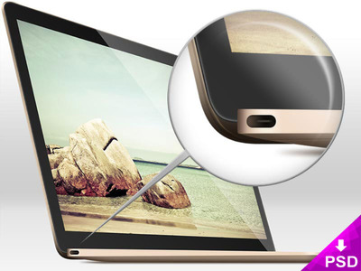 极简的MacBook Air产品样机