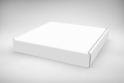 平面方形纸盒模型