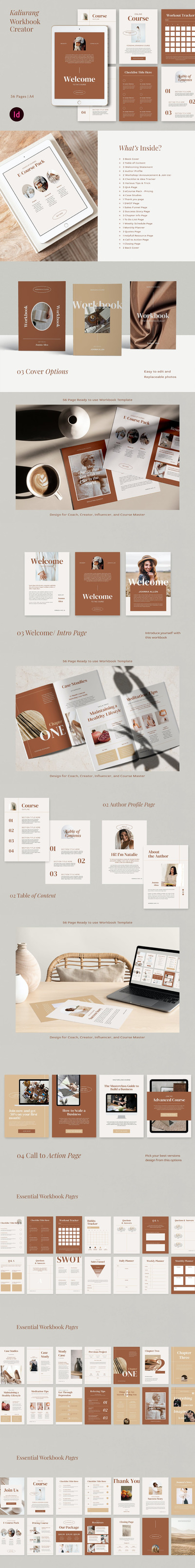 高品质的时尚高端简约优雅多用途工作计划表格画册宣传册杂志房地产楼书设计模板