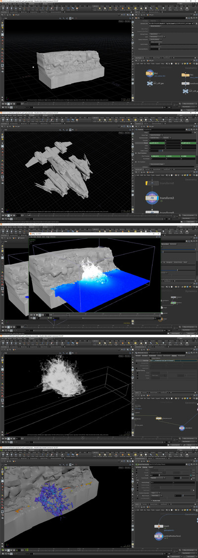Houdini Essentials 大型液体教程