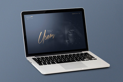 简洁的MacBook电脑样机[PSD]