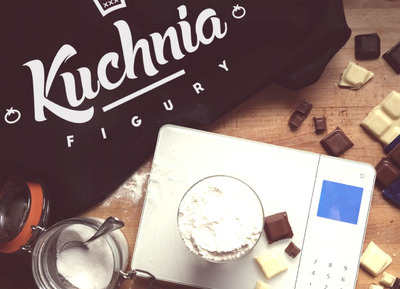 高端的厨房围裙模型[PSD]