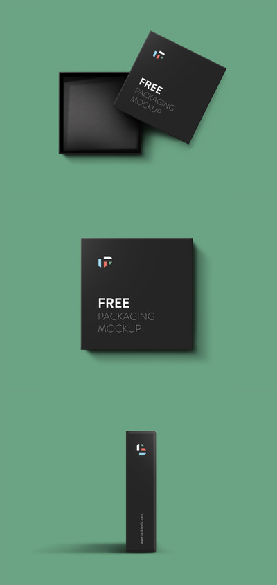 小盒子包装产品样机[PSD]