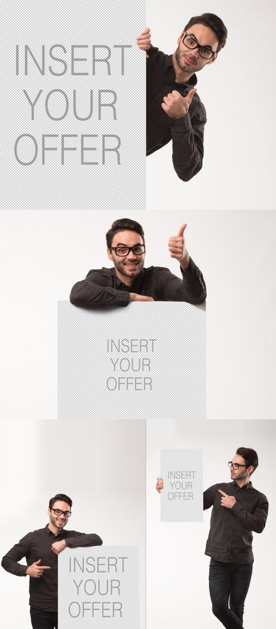 巨大的海报演示模型包