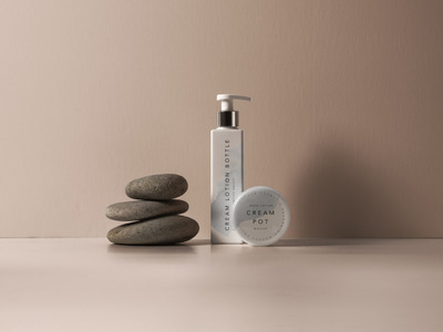 乳液瓶和面霜罐样机[PSD]