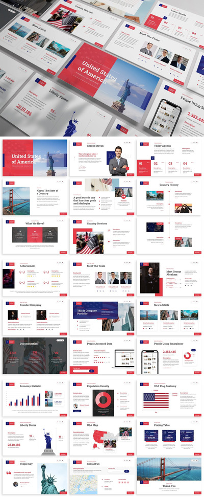 专业的时尚高端美国留学机构powerpoint幻灯片演示模板（pptx）