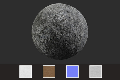 粗糙水泥墙面材质无缝贴图下载（JPG）