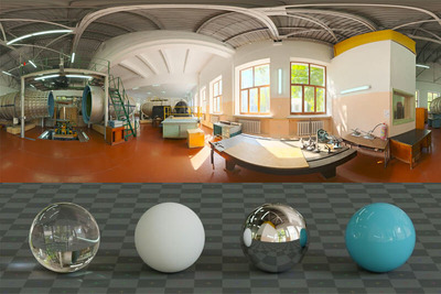 空气动力学研究工作室HDRI光线贴图（HDR）
