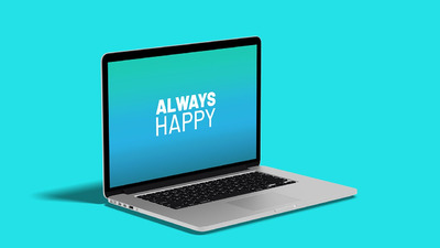 优雅的 MacBook 样机下载（PSD）