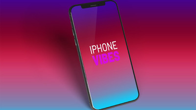 透视角度iPhone样机（PSD）