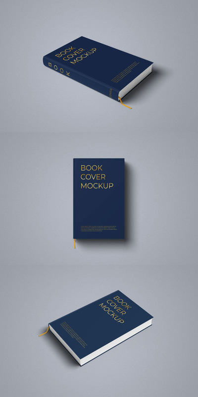 精装书封面设计样机（PSD）