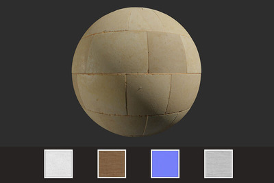 粗糙的地板砖无缝材质（JPG）