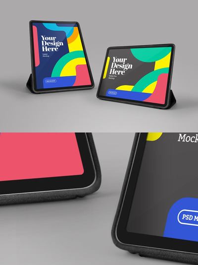 Tablet Pro透视盒纵向横向样机（PSD）