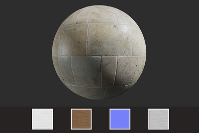 粗糙的哑光地板砖无缝材质（JPG）