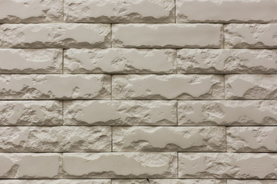 白色碎石墙砖纹理背景[JPG]