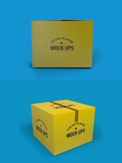 大包装盒纸盒纸箱样机（PSD）