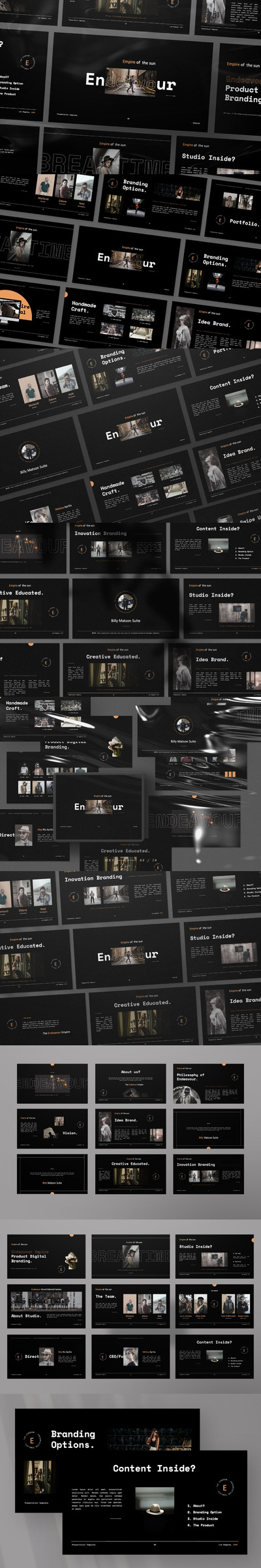 时尚高端多用途的高品质商业商务powerpoint幻灯片演示模板（pptx）