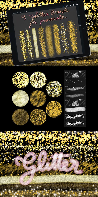 闪闪发光的Procreate笔刷