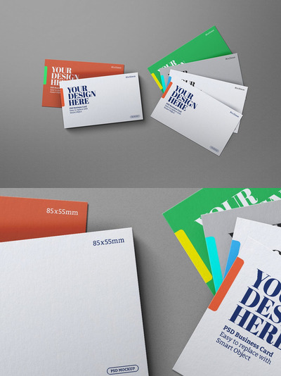 名片设计样机（PSD）