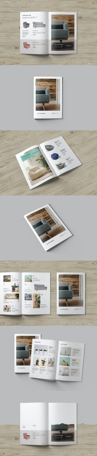 小册子和目录模型样机（PSD）