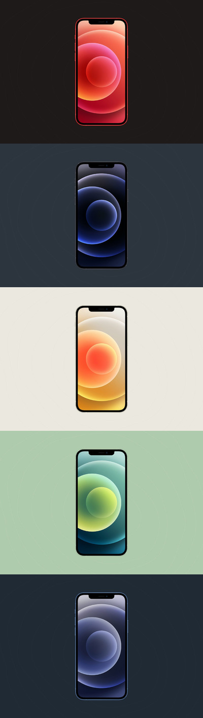 iPhone 12 手机样机（PSD）