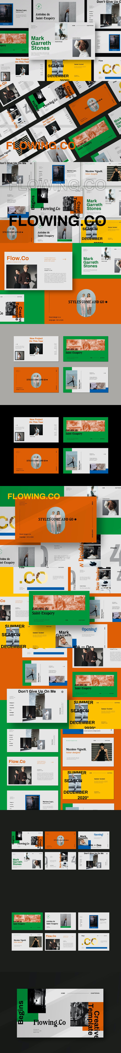 时尚高端多用途的高品质powerpoint幻灯片演示模板（pptx）