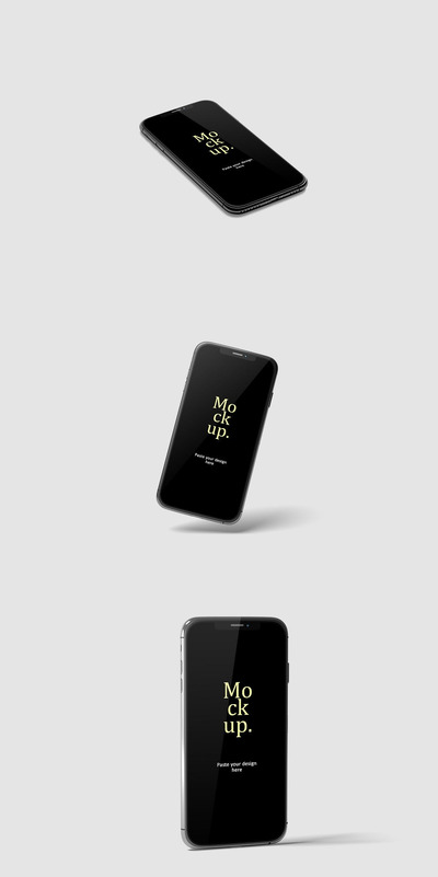 简单的iPhone手机样机模型下载（PSD）