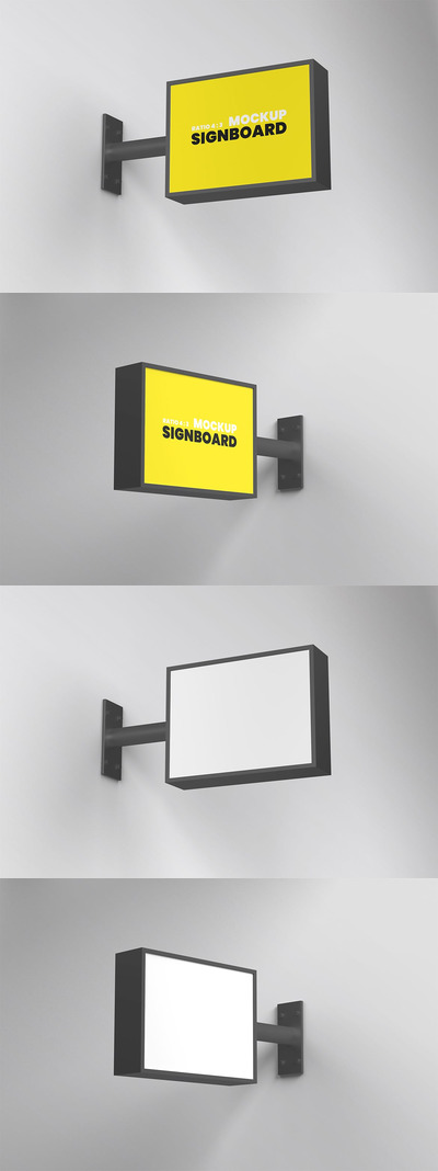 店招品牌logo样机（PSD）