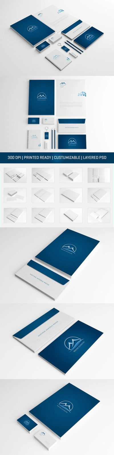 企业品牌形象VI设计样机模板