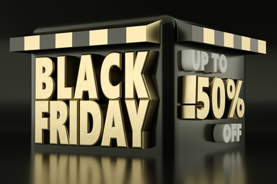 黑五销售横幅折扣样机[PSD]