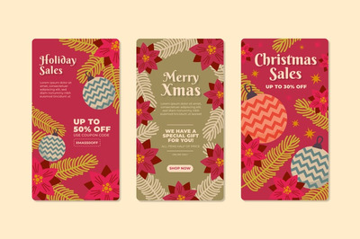 圣诞节特卖ins设计模板