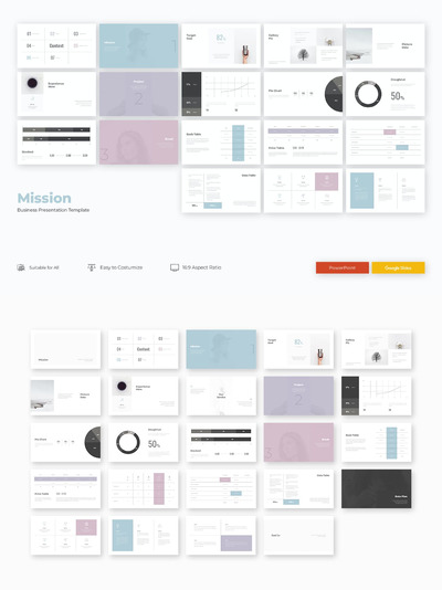 时尚简约优雅多用途大数据powerpoint幻灯片演示模板（pptx）
