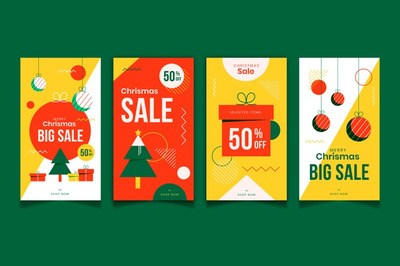 圣诞节社交媒体广告促销模板