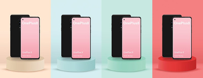 一加 OnePlus 8 安卓Android手机样机（PSD）