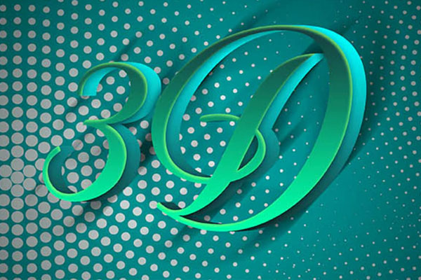 绿色3D文字效果图层样式素材[ASL]