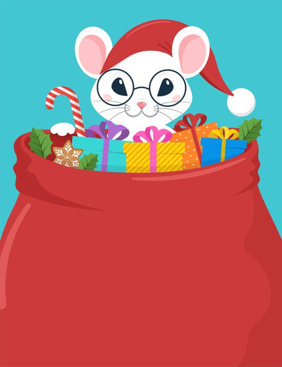 中国新年与圣诞节设计素材