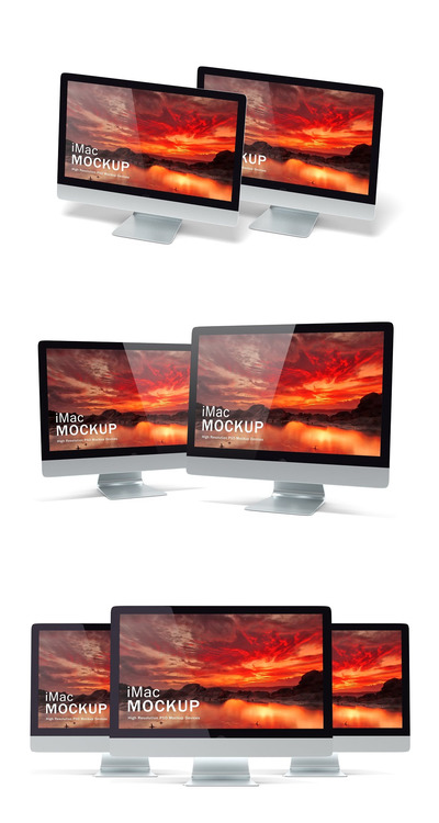 iMac 组合样机（PSD）