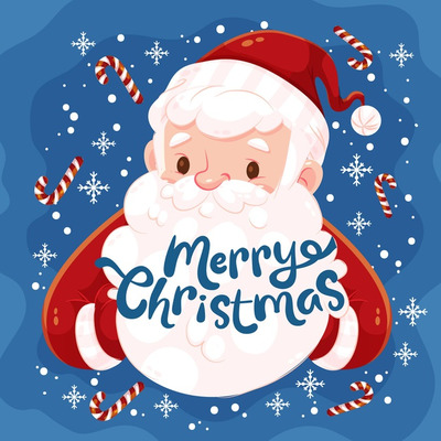 可爱的圣诞设计字体素材