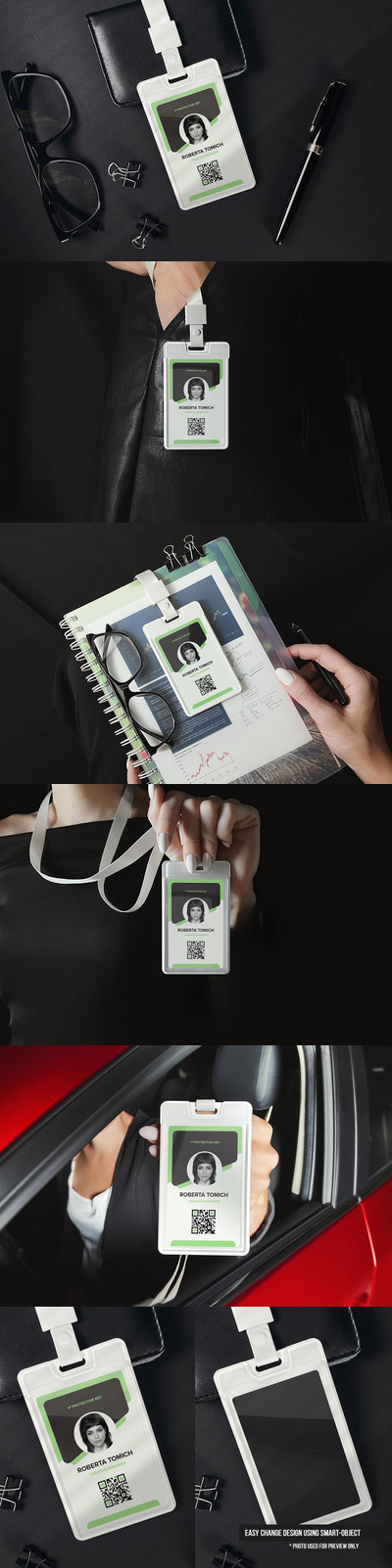 工牌设计展示样机（PSD）