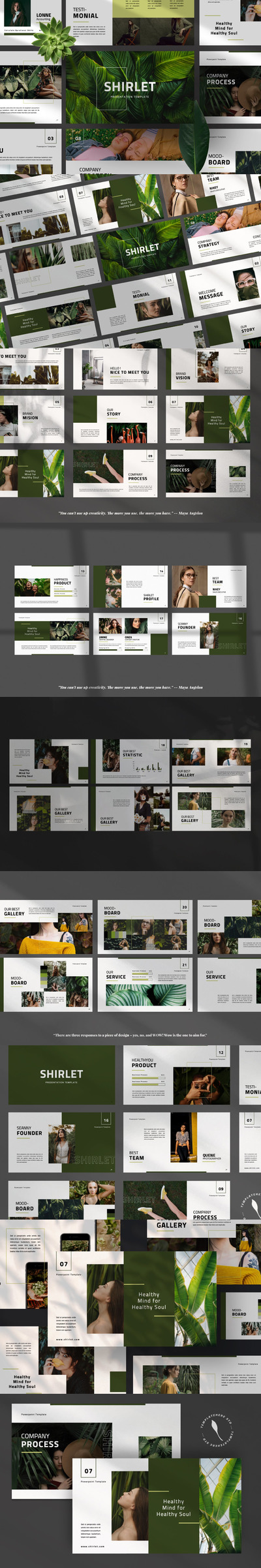 优雅时尚高端简约powerpoint幻灯片演示模板（pptx）