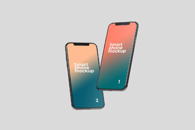 组合手机样机（PSD）