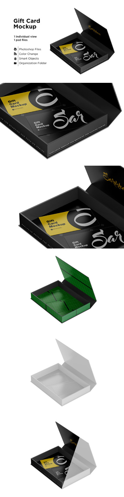 高端名片盒设计品牌VI样机